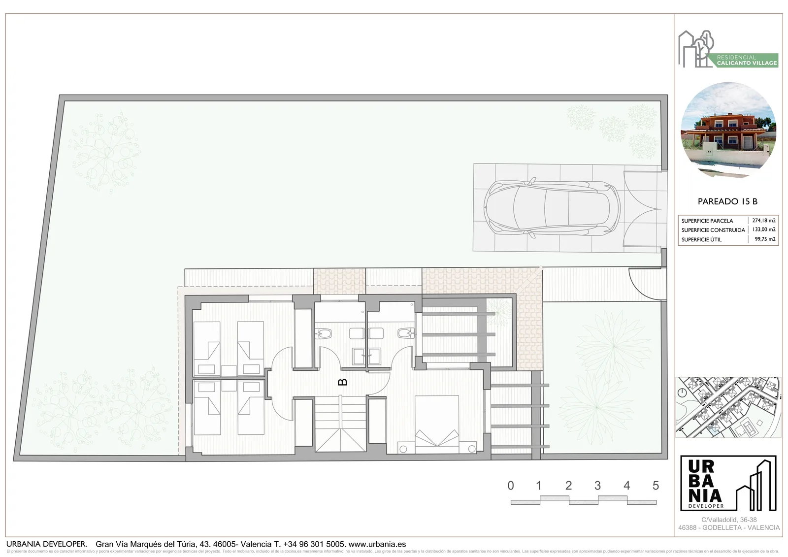 Plano de Vivienda 15 B, Residencial Calicanto Village